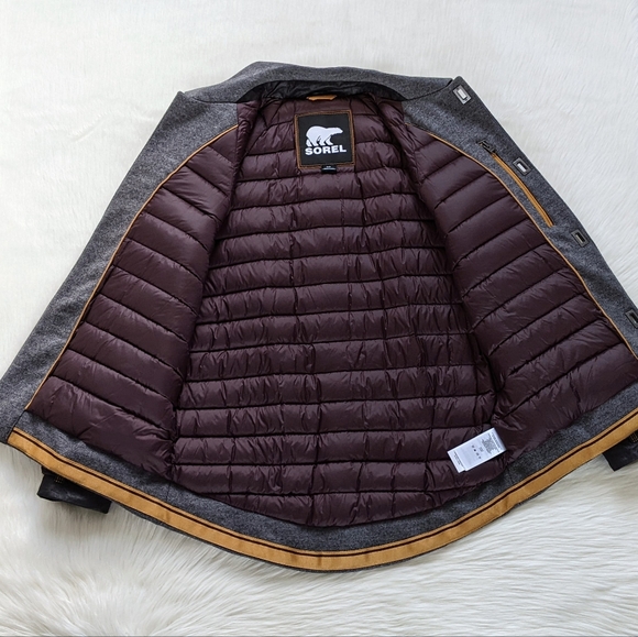 Sorel Aylwin Wool & Goose Down Winter Coat | Small - Picture 9 of 16